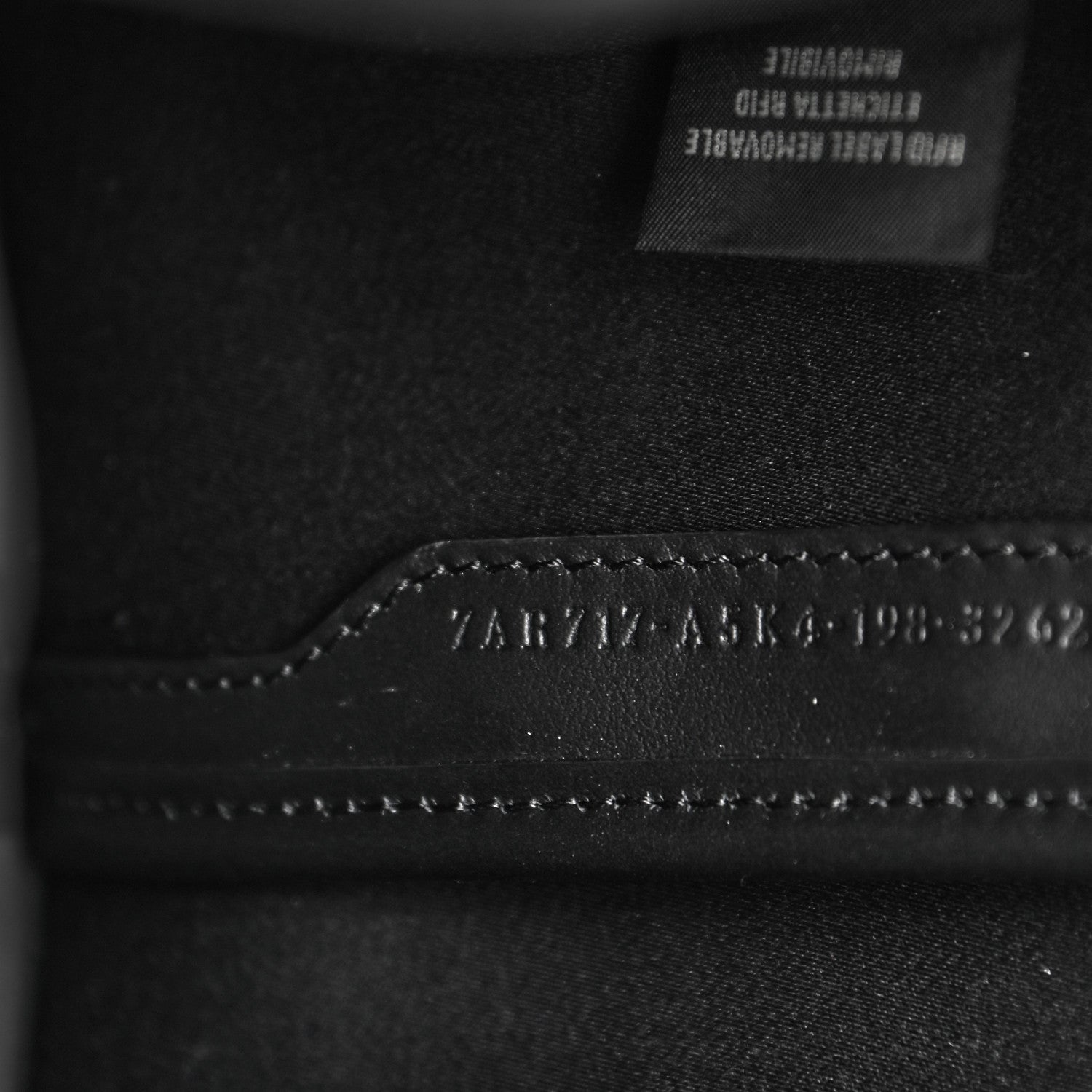 Fendi Glazed Fabric Vitello Century FF 1974 Stamp Patch Mini Peekaboo Defender Cover Mogano Panna Black 7 of 10