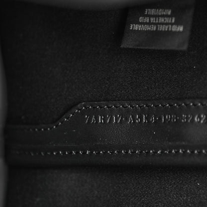 Fendi Glazed Fabric Vitello Century FF 1974 Stamp Patch Mini Peekaboo Defender Cover Mogano Panna Black 7 of 10