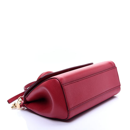 Dolce & Gabbana Dauphine Small Miss Sicily Satchel Rosso 4 of 15