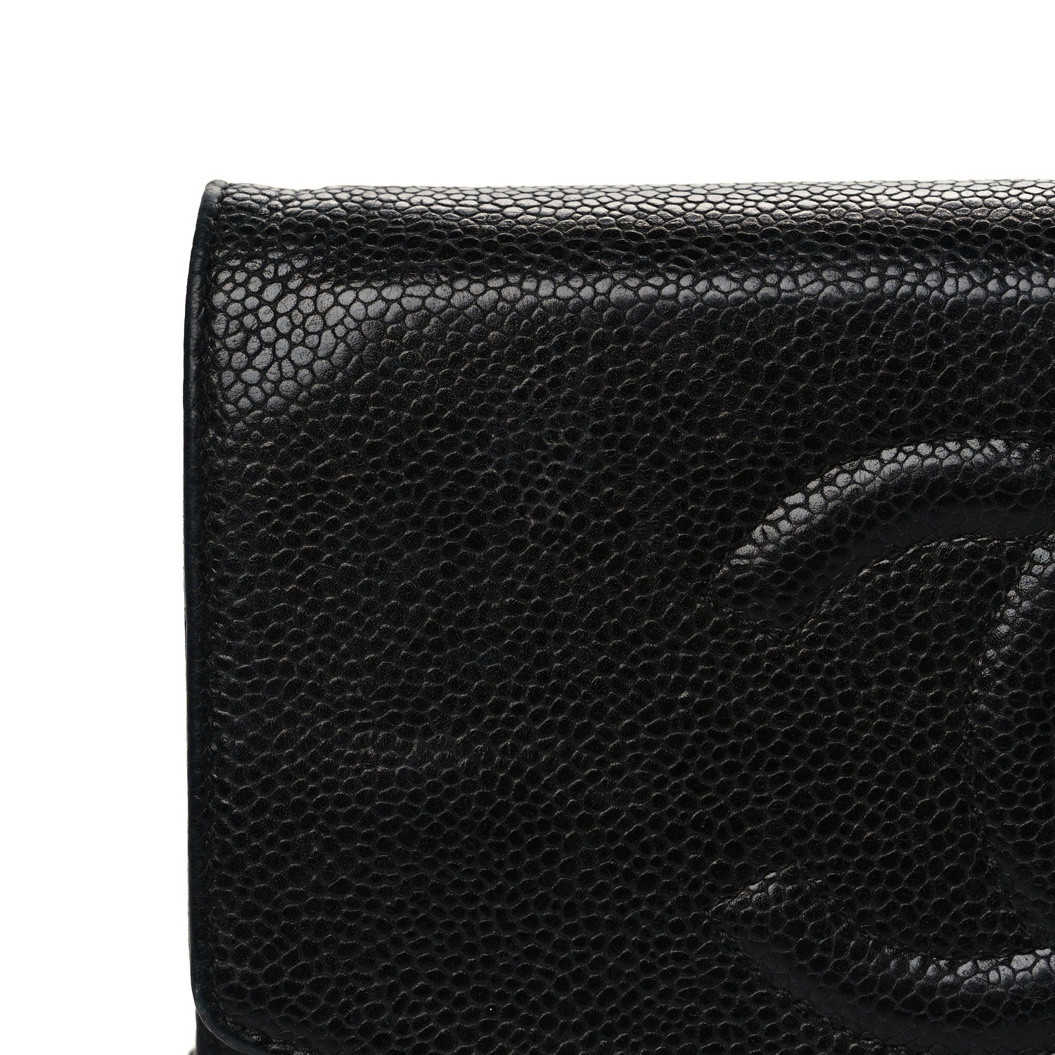 Chanel Caviar Timeless CC Wallet On Chain WOC Black 11 of 11