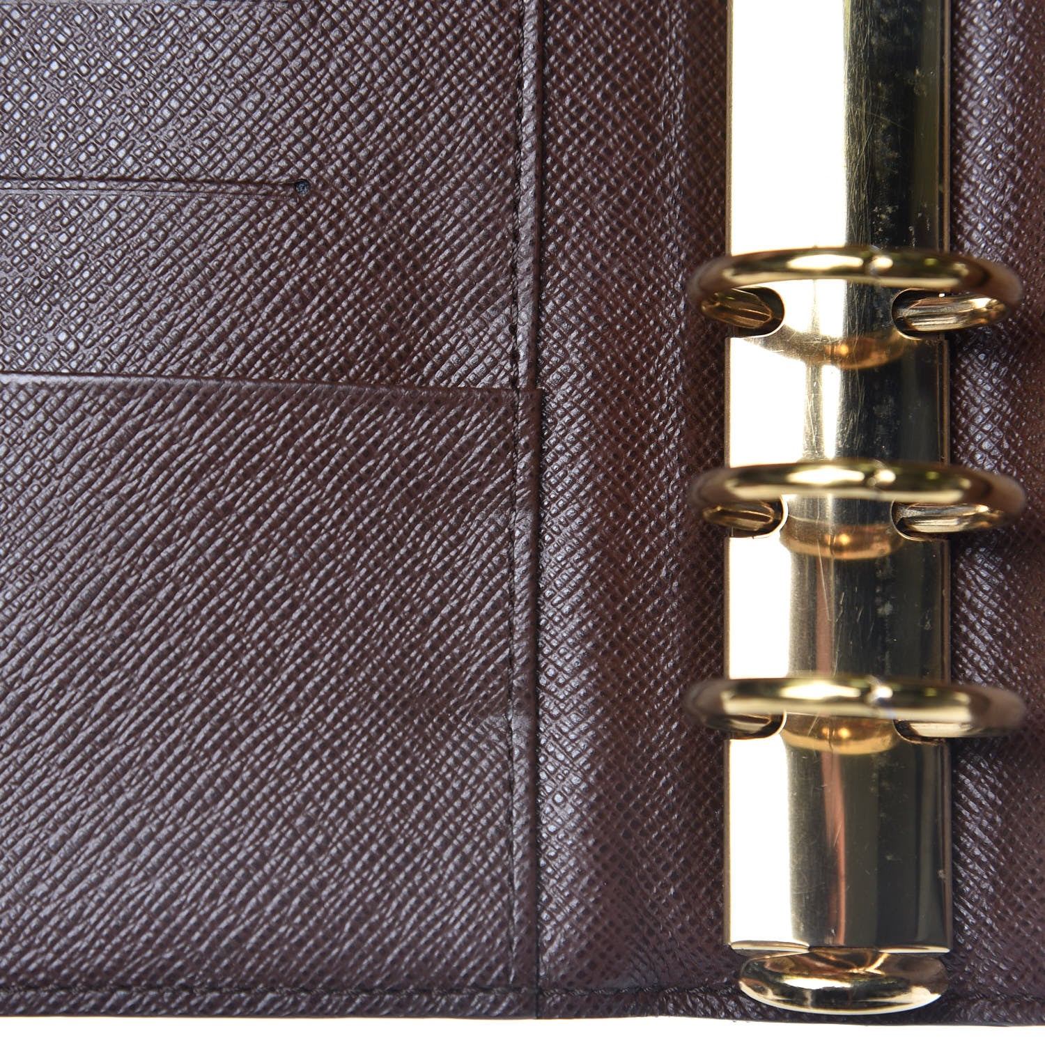 Louis Vuitton Damier Ebene Medium Ring Agenda Cover 8 of 9