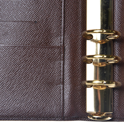 Louis Vuitton Damier Ebene Medium Ring Agenda Cover 8 of 9