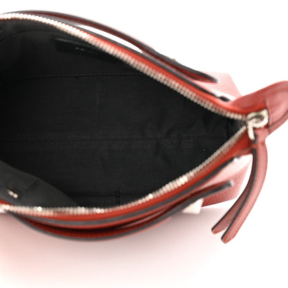 Fendi Vitelloi Dolce Lurex Mini By The Way Boston Bag Burgundy 5 of 11
