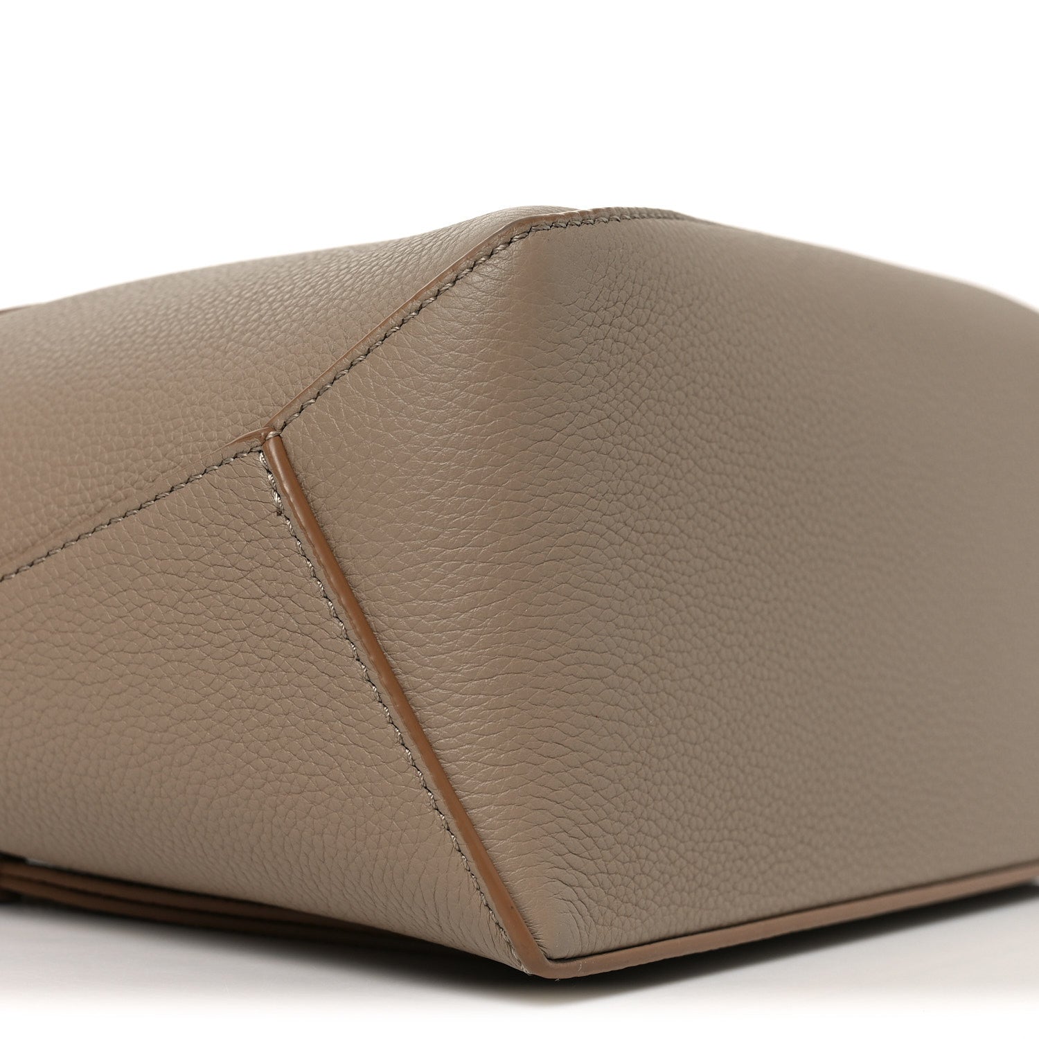 Loewe Grained Calfskin Small Puzzle Edge Bag Sand 1873826