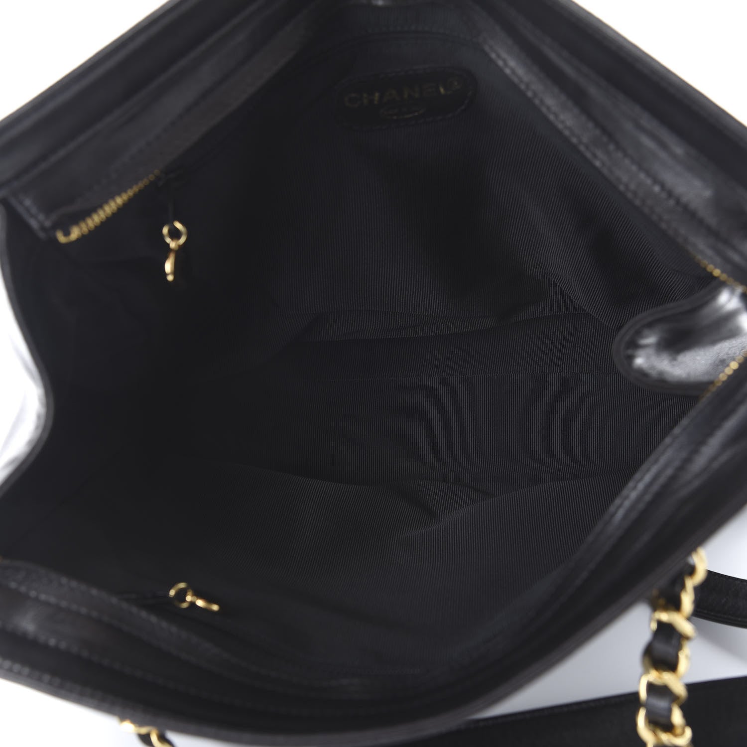 Chanel Lambskin CC Shoulder Bag Black 5 of 10
