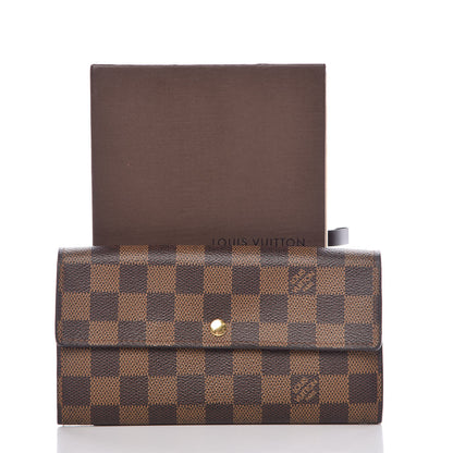Louis Vuitton Damier Ebene Sarah Wallet 10 of 10