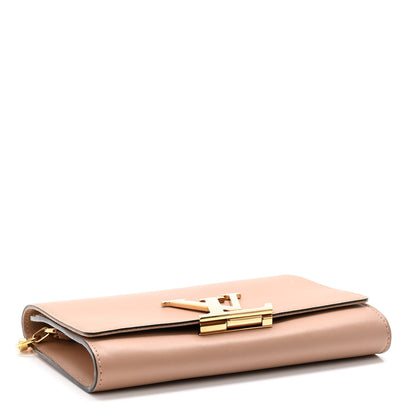 Louis Vuitton Calfskin Chain Louise Nude 4 of 10
