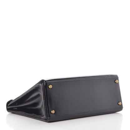 Hermes Box Kelly Retourne 32 Black 5 of 39