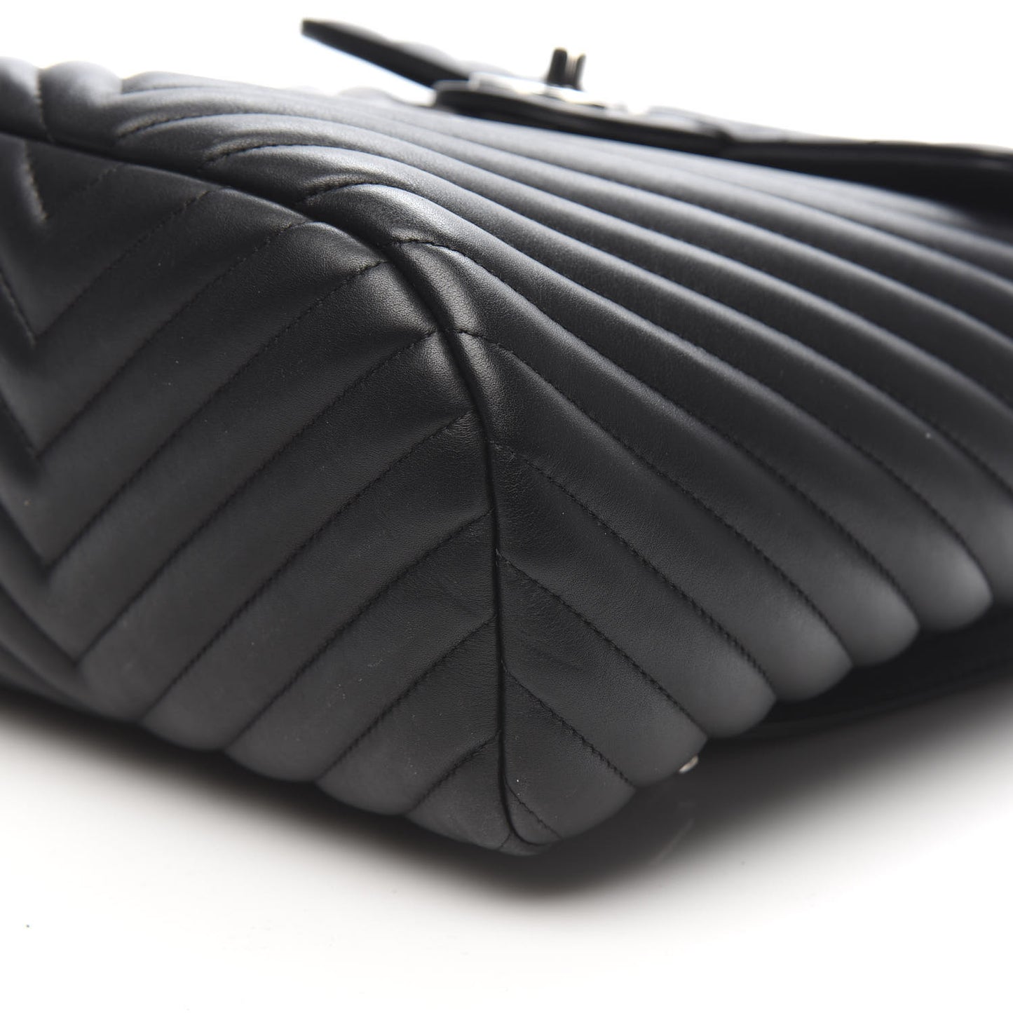 Lambskin Chevron Quilted Small Urban Spirit Backpack Black