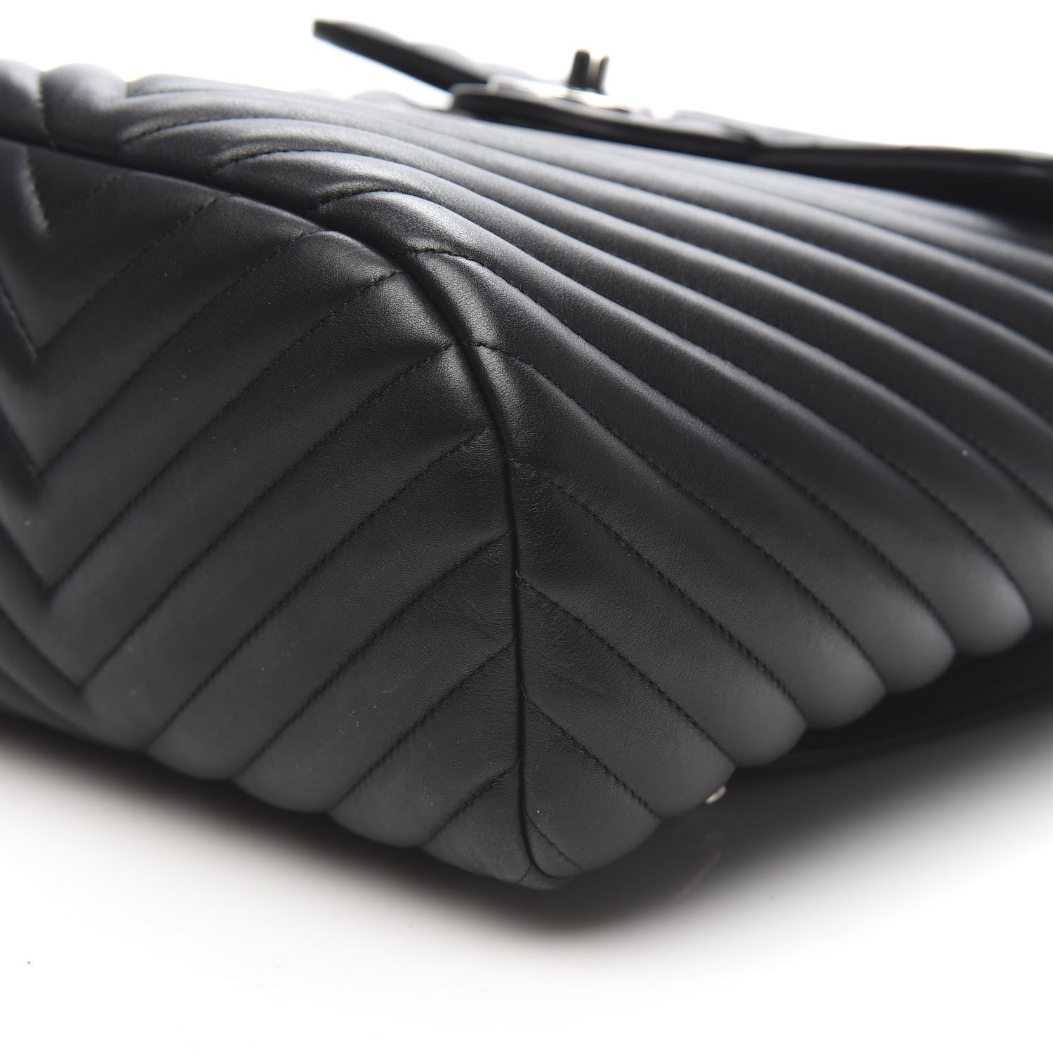 Chanel Lambskin Chevron Quilted Small Urban Spirit Backpack Black 8 of 9