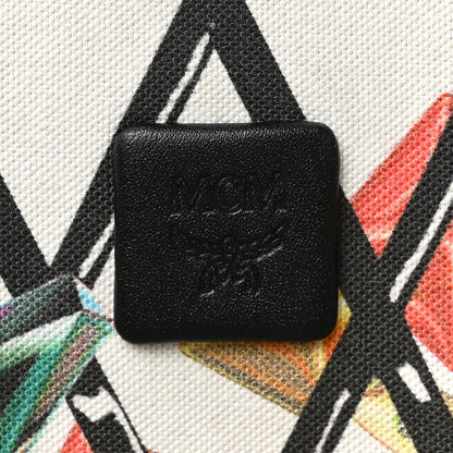 MCM Visetos Medium Project Reversible Shopper Tote Cognac 9 of 23