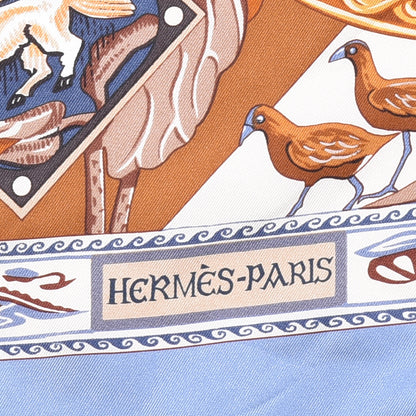 Hermes Silk Le Jardin Des Coptes Scarf 90 5 of 8