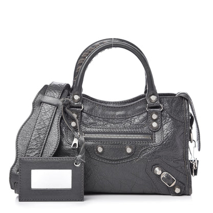 Balenciaga Agneau Giant 12 Gold Hardware Mini City Gris Fossile 1 of 9