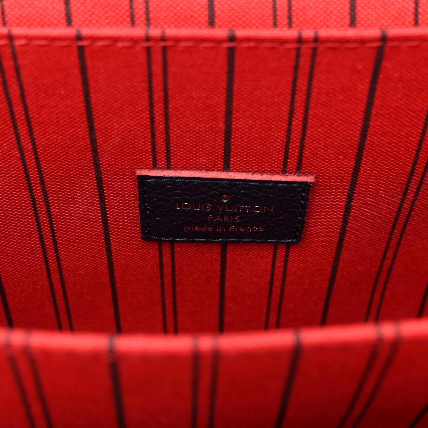 LOUIS VUITTON Empreinte Pochette Metis Marine Rouge
