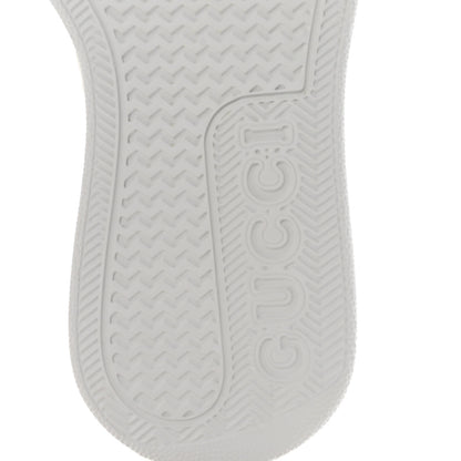 Gucci Calfskin GG Tennis Embossed Perforated Womens Platform 55mm Sneakers 37 Great White 7 of 9
