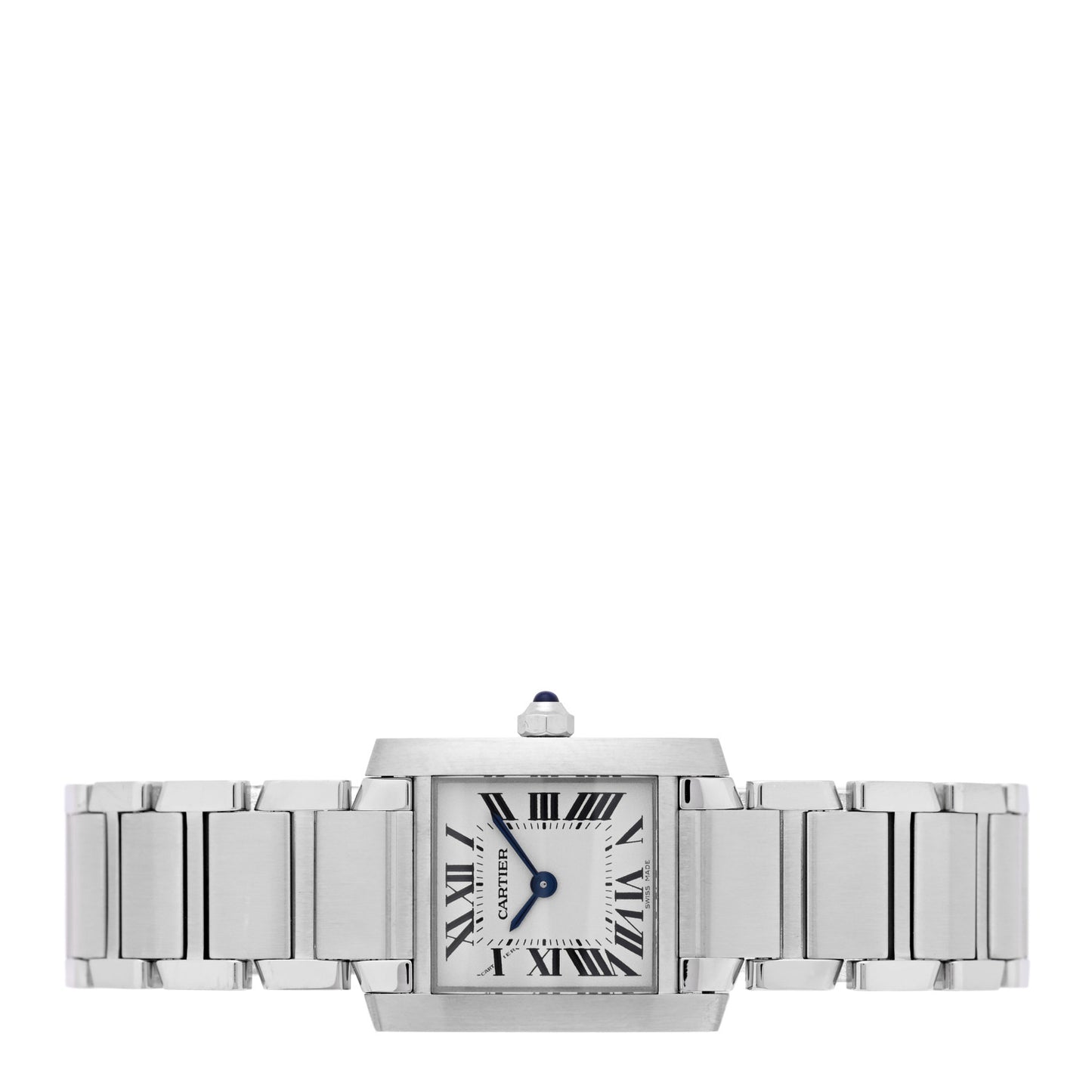Stainless Steel 20mm Tank Francaise Quartz Watch