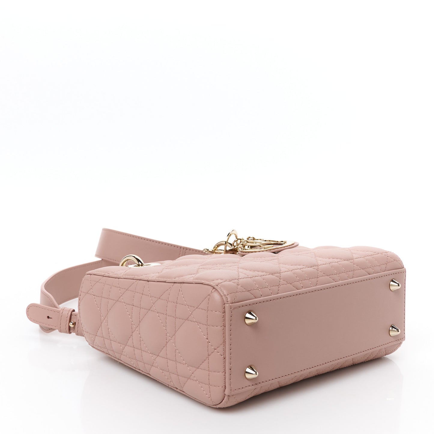 Lambskin Cannage Small My ABCDior Lady Dior Blush