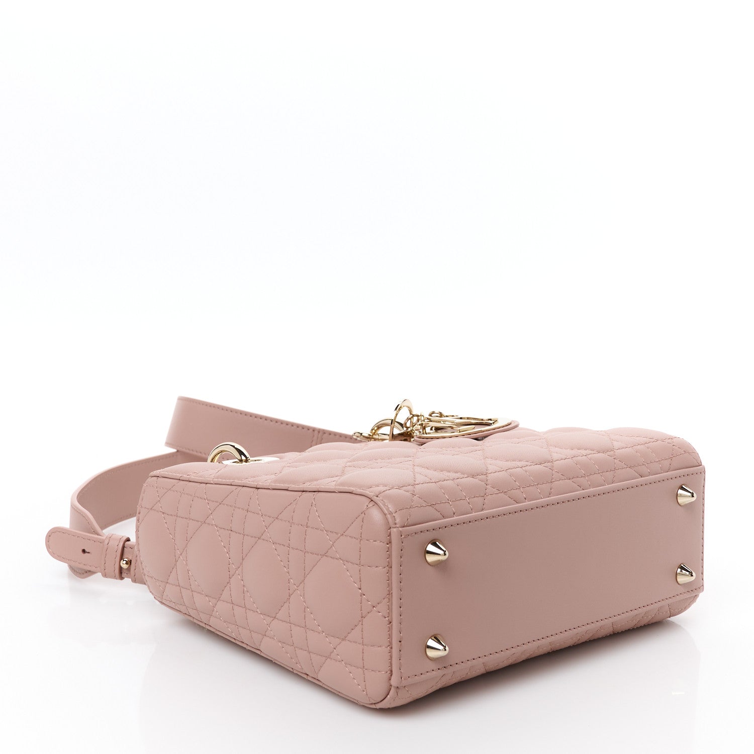 Christian Dior Lambskin Cannage Small My ABCDior Lady Dior Blush 4 of 10