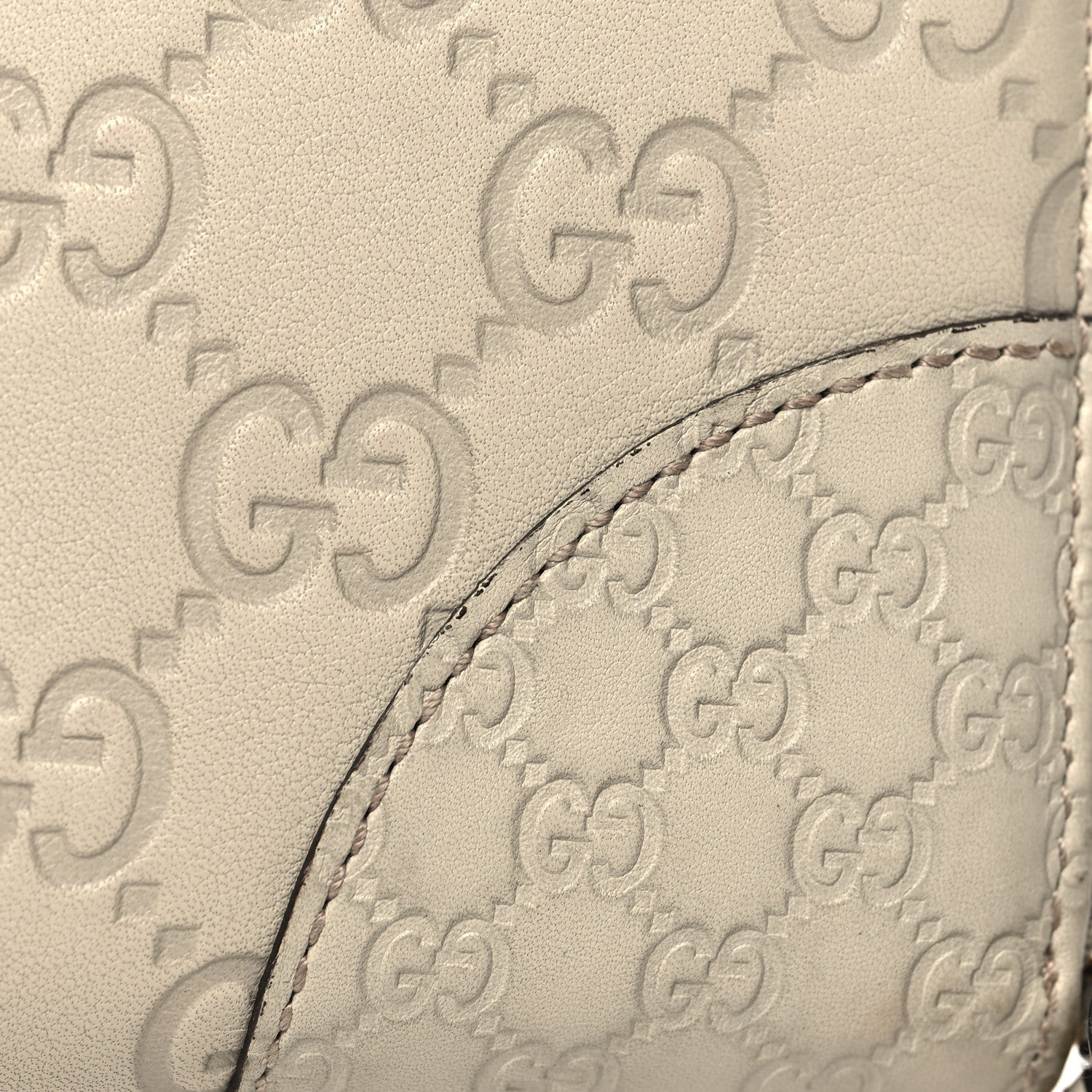 Gucci Guccissima Signature Microguccissima Bree Zip Around Wallet Off White 12 of 12