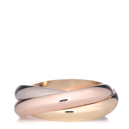 Cartier 18K Pink Yellow White Gold Classic Trinity Ring 56 7.25 3 of 6