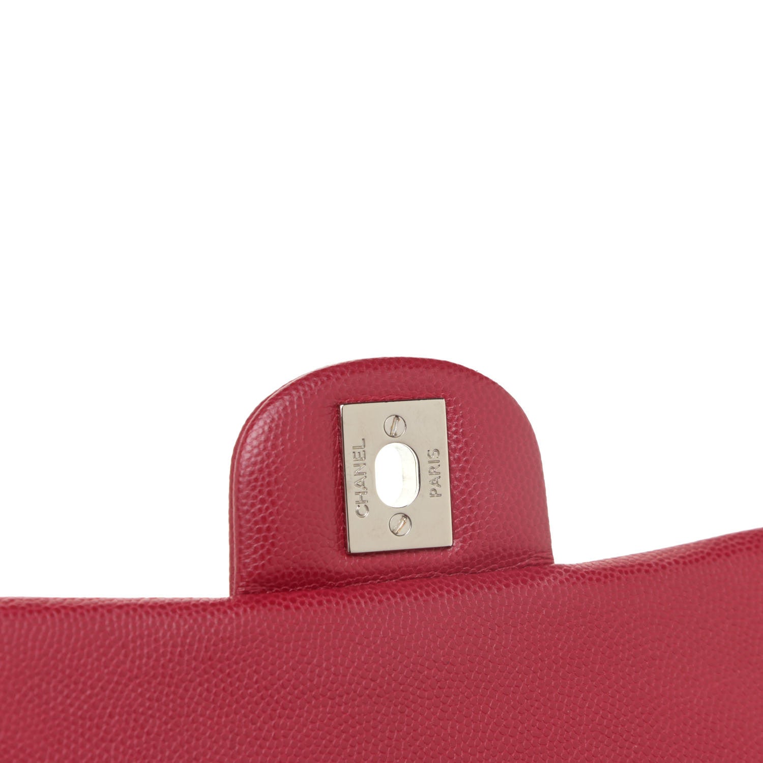 Chanel Caviar Quilted Mini Rectangular Flap Red 11 of 12