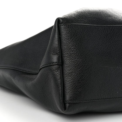 Gucci Textured Calfskin Web Medium Ophidia Shopping Tote Black 9 of 10