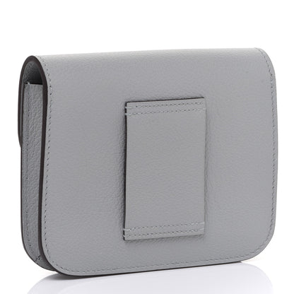 Hermes Evercolor Constance Slim Wallet Bleu Glacier 4 of 8