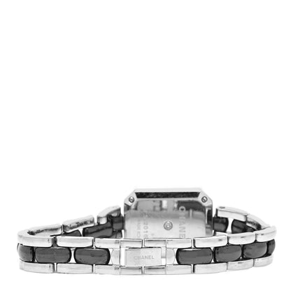 Chanel Stainless Steel Ceramic Diamond Bezel 20mm Premiere Quartz Watch Black 3 of 4