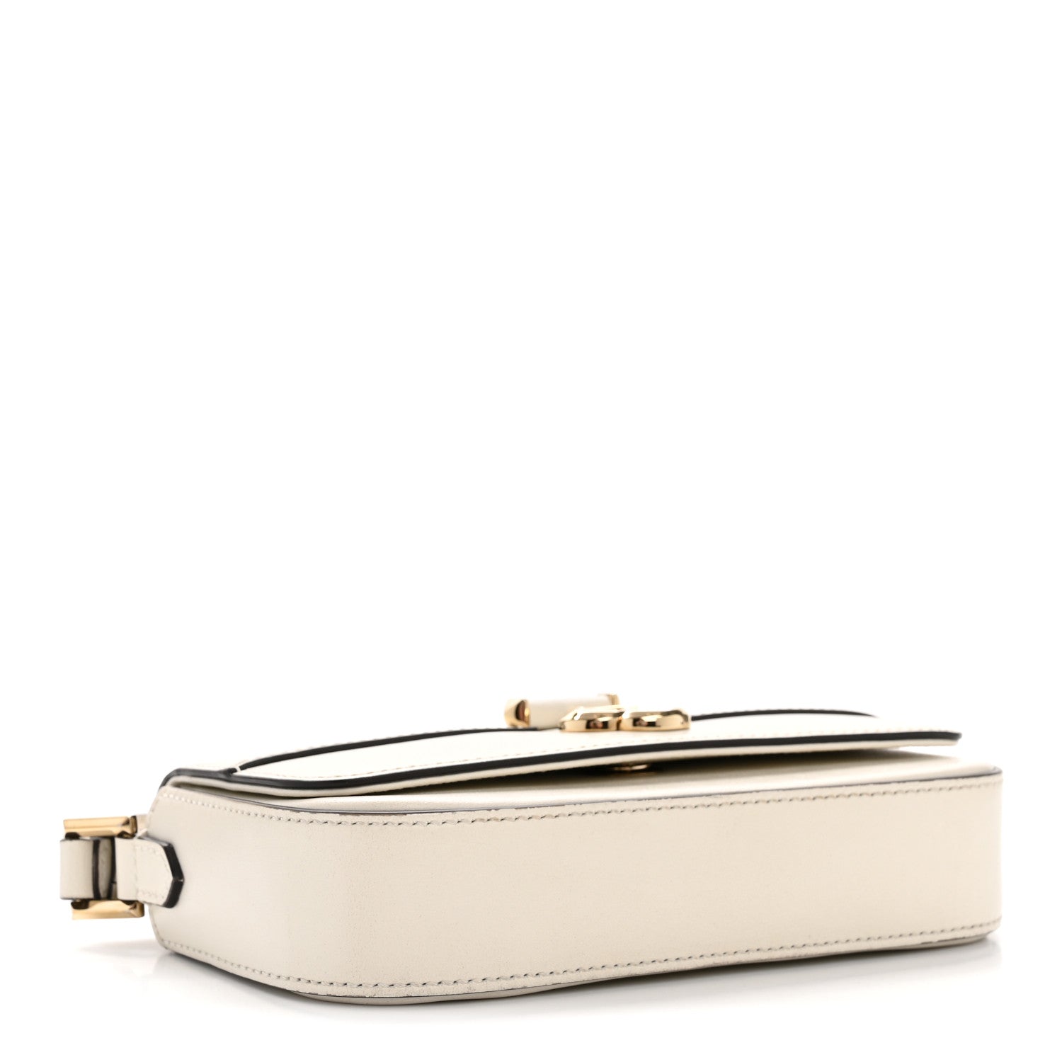 Jimmy Choo Calfskin Mini Avenue Shoulder Bag White 4 of 12