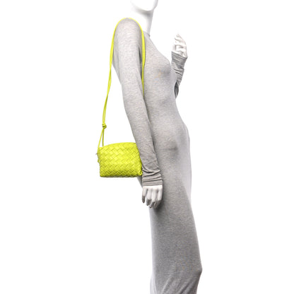 Bottega Veneta Nappa Intrecciato Mini Loop Camera Bag Acid Kiwi 2 of 10