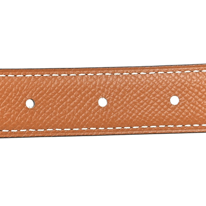 Hermes Swift Epsom 24mm Collier De Chien Belt 85 Black Gold 5 of 6