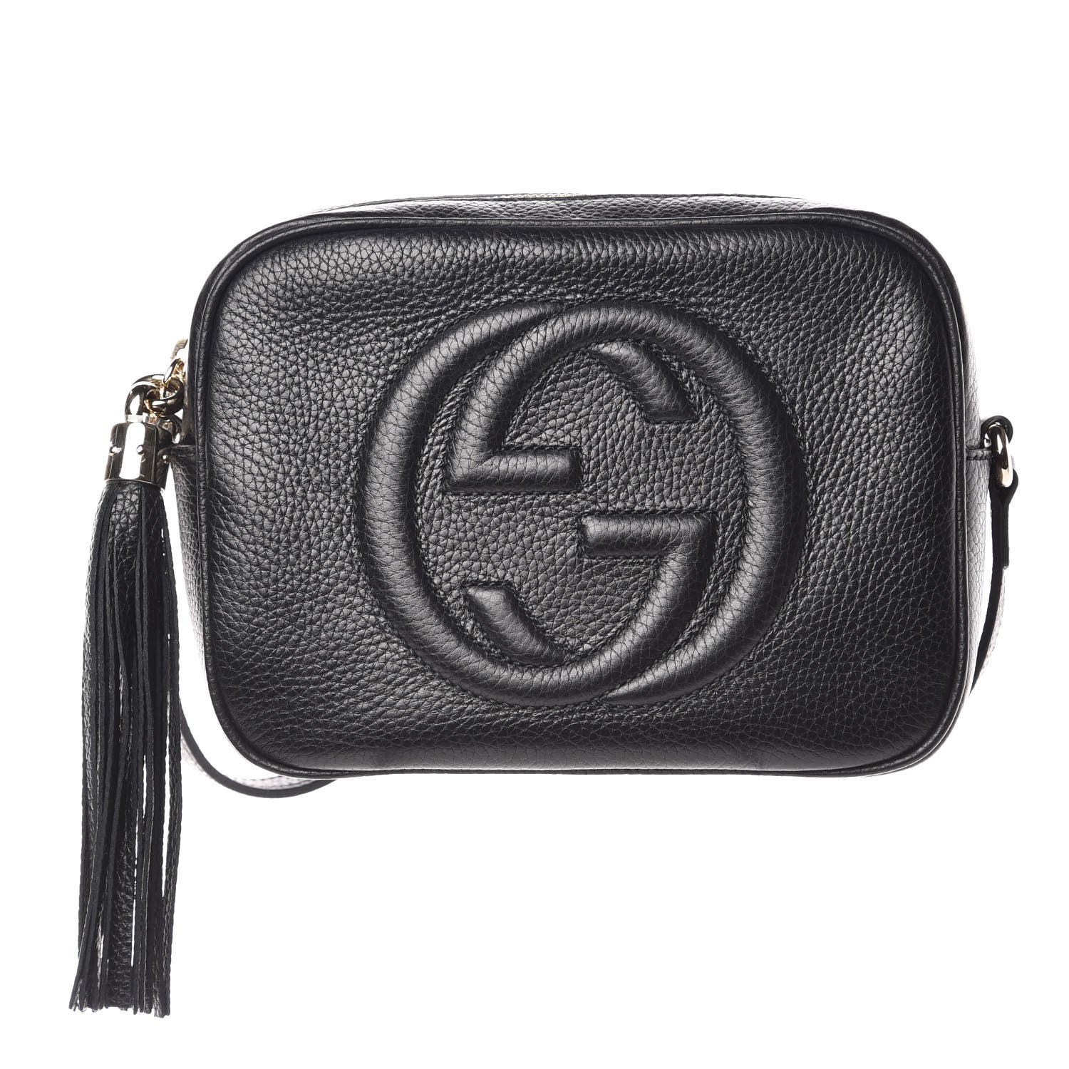Gucci Pebbled Calfskin Small Soho Disco Bag Black 1 of 7