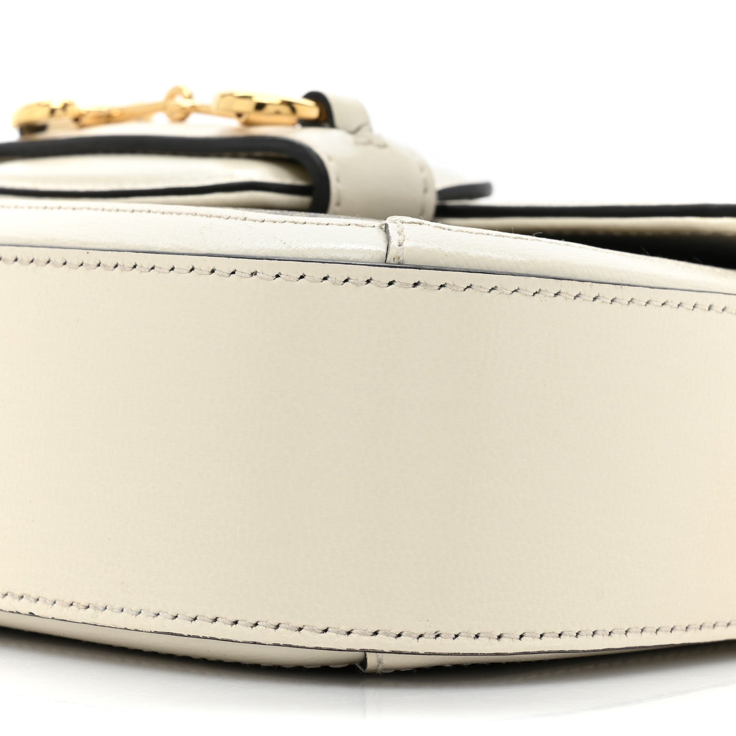 Gucci GG Supreme Monogram Web Mini Horsebit 1955 Shoulder Bag Beige Mystic White 8 of 11