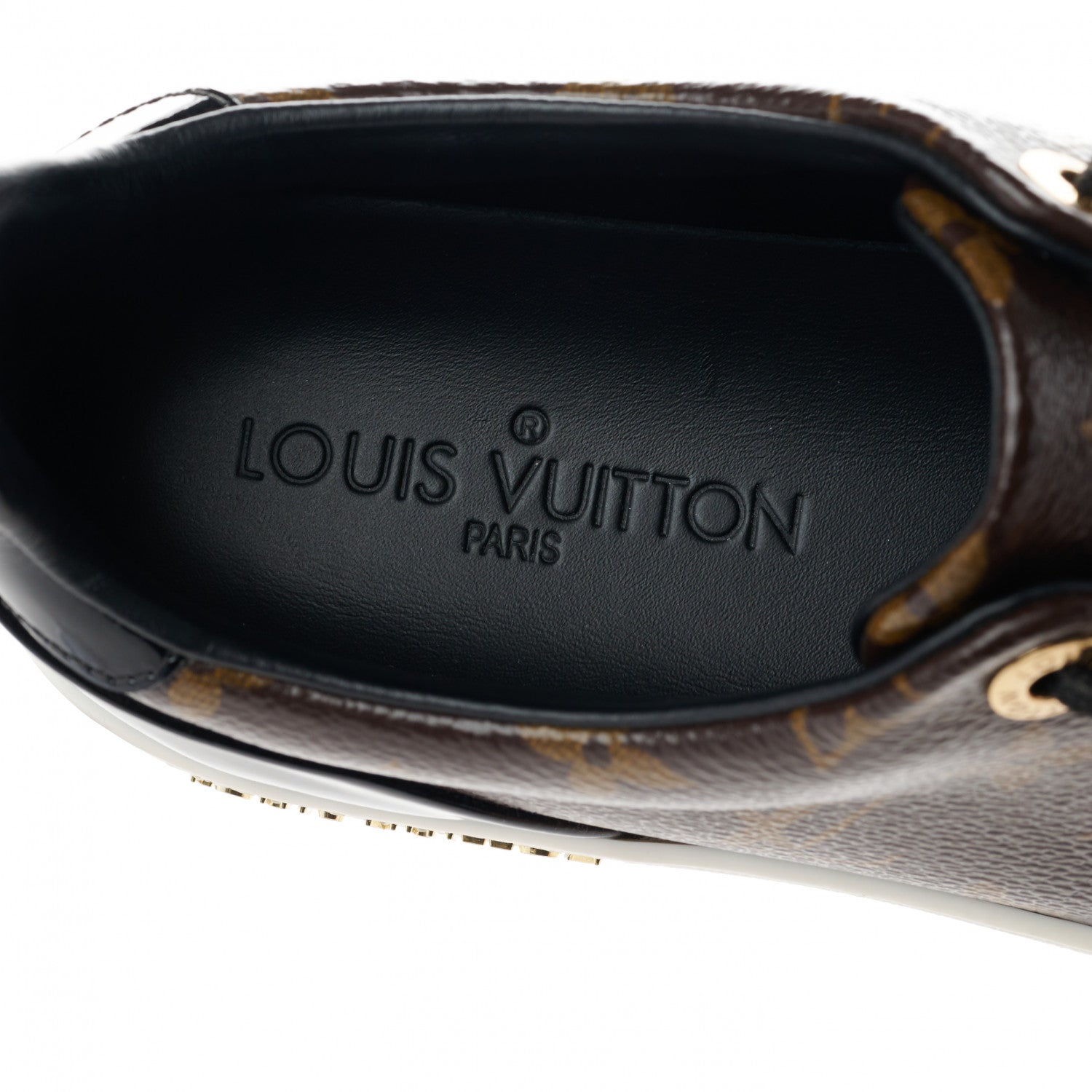 Louis Vuitton Patent Monogram Frontrow Sneakers 36.5 7 of 8