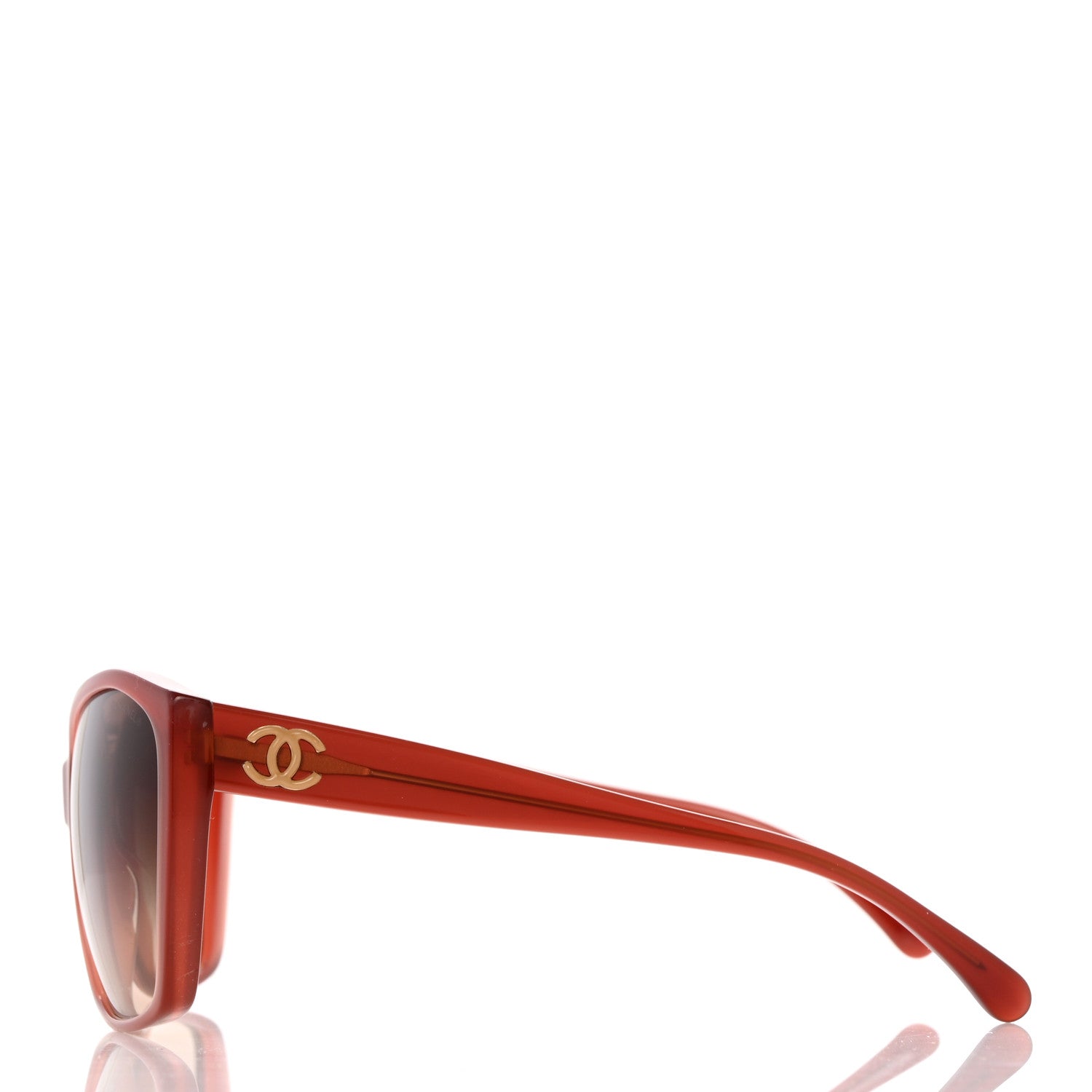 Chanel Acetate CC Sunglasses 5203 Red 3 of 9
