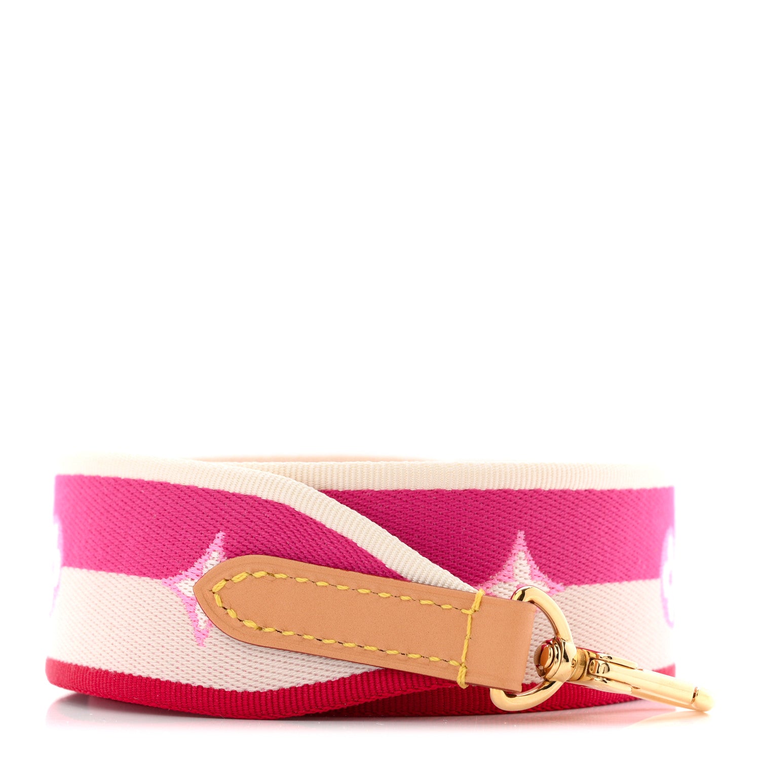 Louis Vuitton Jacquard Speedy Bandouliere 20 Shoulder Strap Pink Peony 1 of 3
