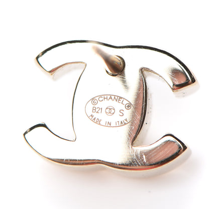Chanel Metal CC Turnlock Earrings Gold 4 of 5