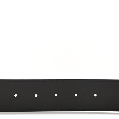 Gucci Textured Dollar Calfskin Double G 40mm Belt 95 38 Dark Cocoa 5 of 5