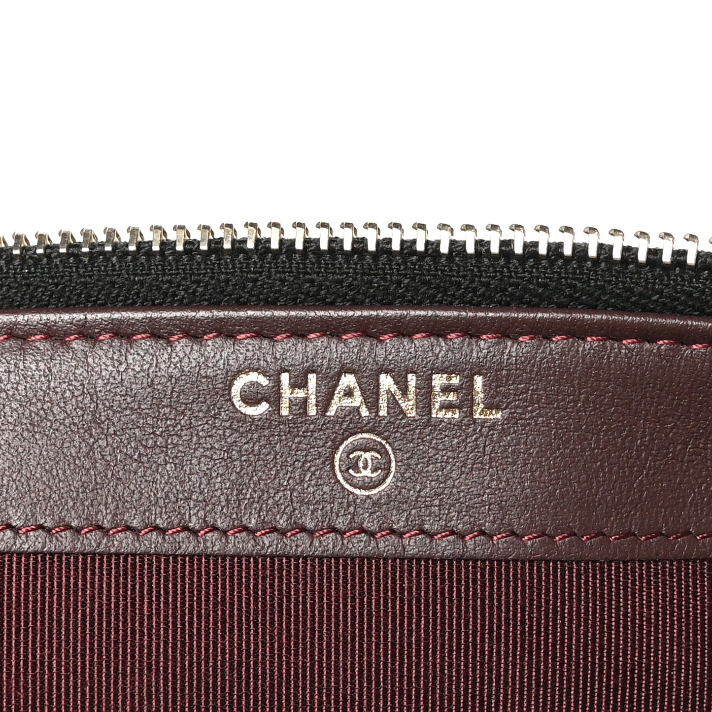 Aged Calfskin Lucky Charms 2.55 Reissue Small Clutch With Chain Black