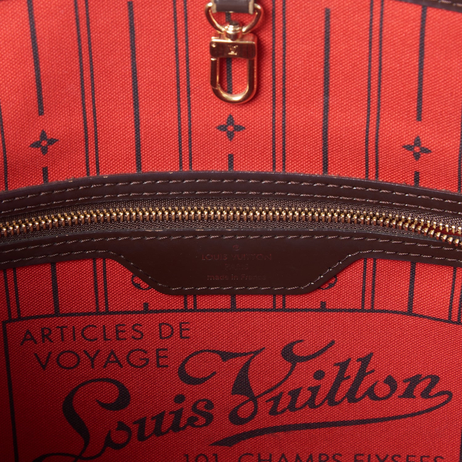 Louis Vuitton Damier Ebene Neverfull PM 8 of 9