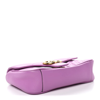 Gucci Calfskin Matelasse Mini GG Marmont Shoulder Bag Candy Mousse 4 of 12