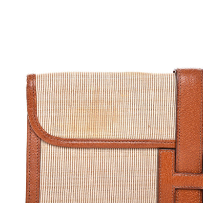 Hermes Toile Peau Porc Jige Elan 29 Clutch 8 of 10