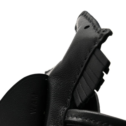 Hermes Milo Lambskin Matte Alligator Touch Grigri Rodeo Pegase Horse Bag Charm PM Black Graphite 4 of 4