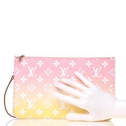 Louis Vuitton Monogram By The Pool Neverfull MM Pochette Light Pink 2 of 11