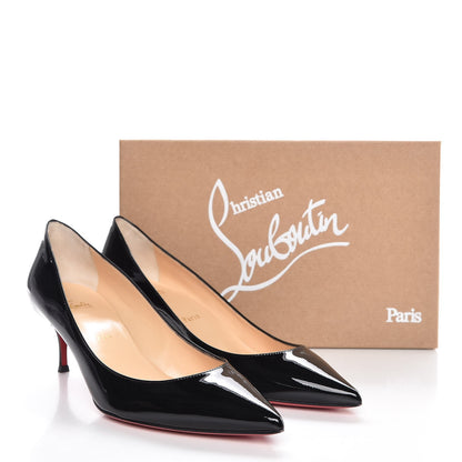 Christian Louboutin Patent Pigalle Follies 55 Pumps 39 Black 8 of 8