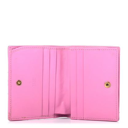 Gucci Calfskin Matelasse GG Marmont Card Case Candy Mousse 5 of 7