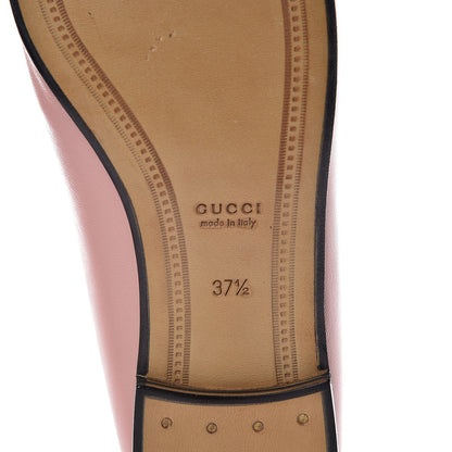 Gucci Lambskin Womens Brixton Horsebit Loafers 37.5 Perfect Pink 6 of 12