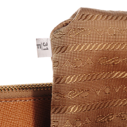 Prada Saffiano Lux Extra Large Galleria Double Zip Tote Caramel 8 of 11