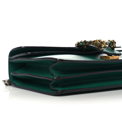 Gucci Pebbled Calfskin Small Dionysus Shoulder Bag Emerald 10 of 11