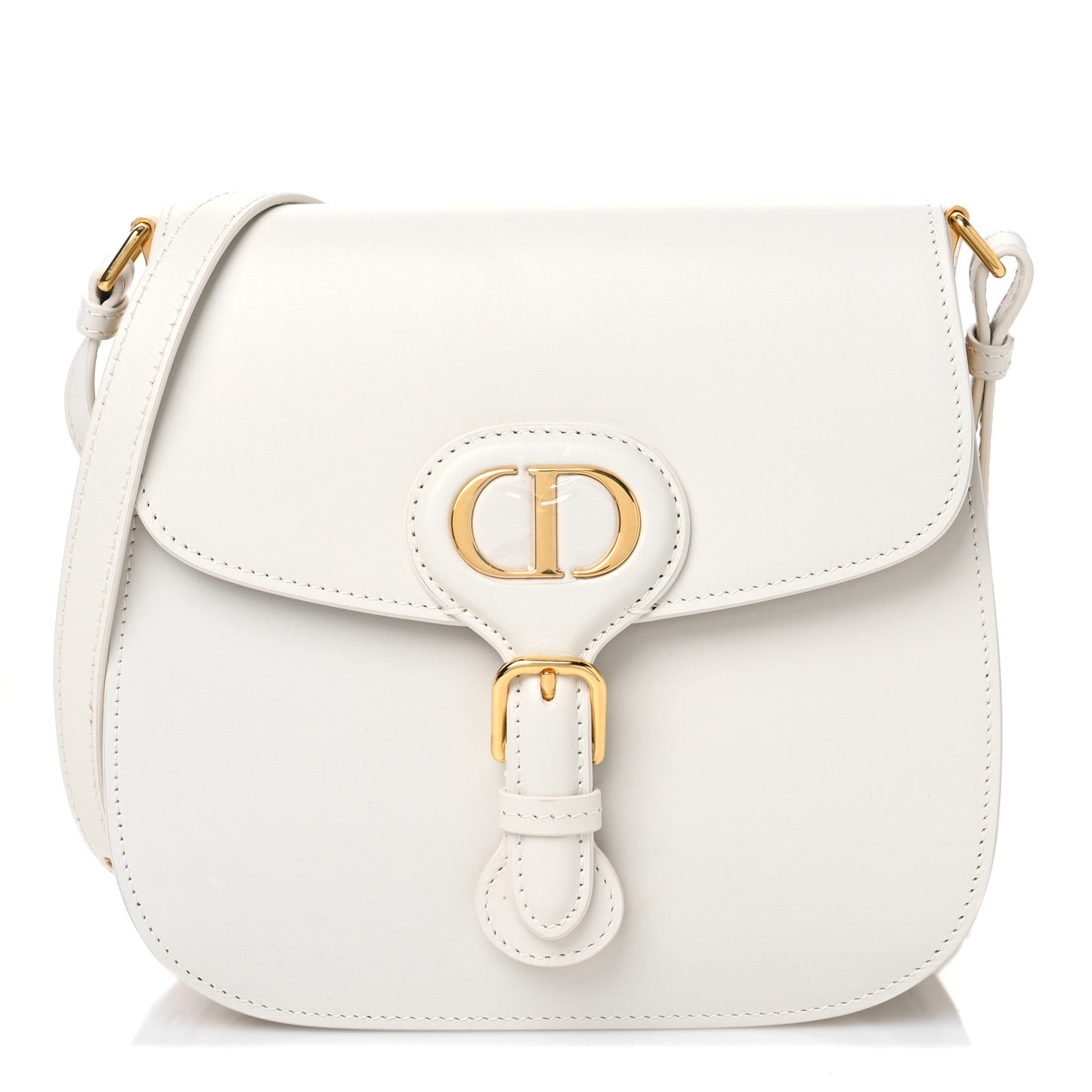 Box Calfskin Medium Bobby Frame Flap Latte